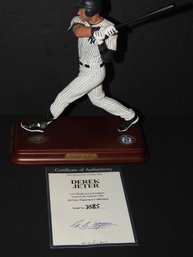 Danbury Mint NY Yankees Derek Jeter Statue Aprox 10 Inches