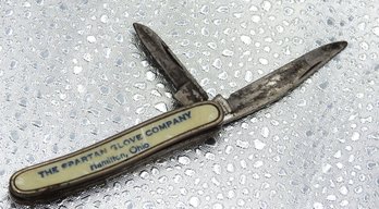 Vintage Colonial 2 Blade Advertising Knife