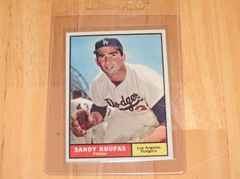 1961 Topps Sandy Koufax Baseball Card