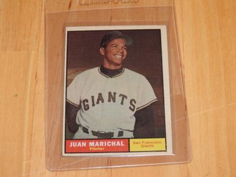 1961 Topps Juan Marichal Baseball Card