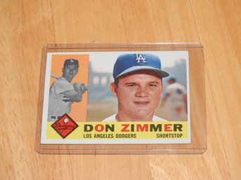 1960 Topps Don Zimmer Baseball Card