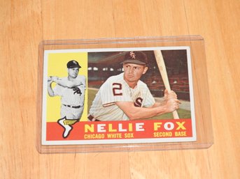 1960 Topps Nellie Fox Baseball Card