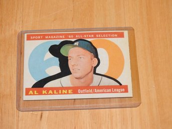 1960 Topps Al Kaline Baseball Card