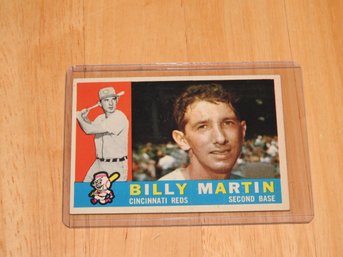 1960 Topps Billy Martin Baseball Card