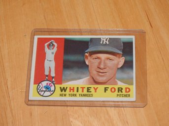 1960 Topps Whitey Ford Baseball Card