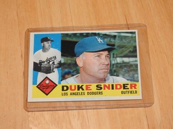 1960 Topps Duke Snider Baseball Card