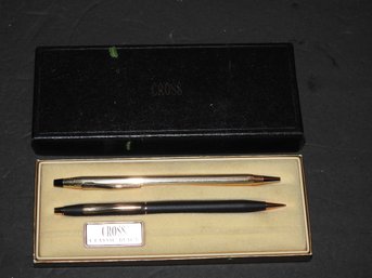 Vintage Gold Filled Cross Pen & Pencil