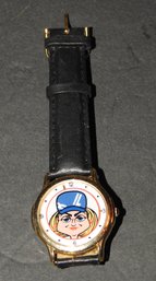 Novelty Hillary Clinton Wrist Watch Rotating Name In Hat