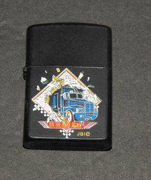 On The Road Again Truckers Zippo Style Lighter