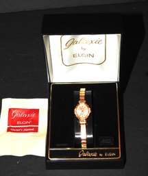 Vintage Ladies Elgin Watch In Case