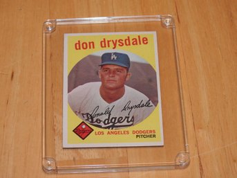 1958 Topps Don Drysdale Baseball Card