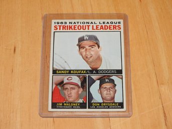 1964 Topps Sandy Koufax Baseball Card