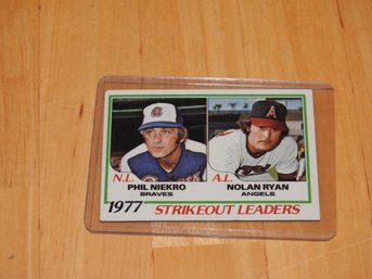 1972 Topps Nolan Ryan Baseball Card