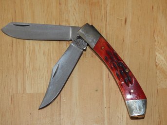 7 Inch 2 Blade Wild Boar Folding Knife