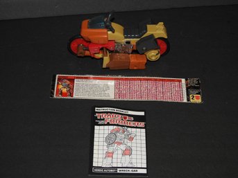 1980s Hasbro GEN-1  WRECK-GAR Transformers Toy