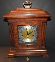Very Nice Howard Miller Over Sized Wooden Mantle Clock