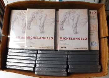 Lot Of 60 Michelangelo DVD's By The British Museum - New Old Stock