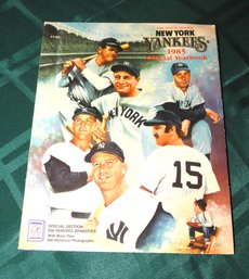 Desirable 1985 NY Yankees Baseball Yearbook