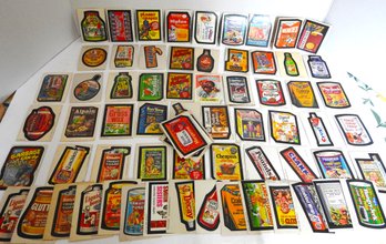 1970s Wacky Packages Sticker Trading Cards Total Of 100