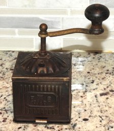 1890s Metal Coffee Grinder