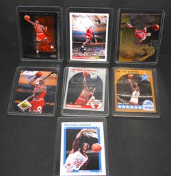 Lot # 2 Of Vintage Michael Jordan Basketball Cards