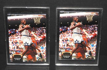 Lot Of 2 ROOKIE Shaquille Oneal Basketball Cards