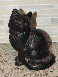 1940s Cast Iron Cat Door Stop