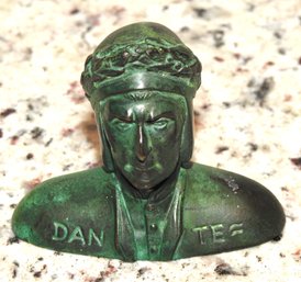 1940s Dante Alighieri Of Italy Bronze Statue