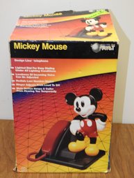 Vintage AT&T Mickey Mouse Telephone In Box