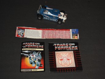 1980s Hasbro GEN-1  MIRAGE  Transformers Toy