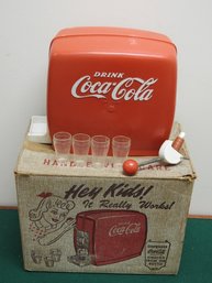 1950s Coca Cola Toy Fountain Dispenser In Nice Original Box