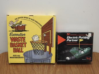 Lot Of Novelty Sports Items In Box