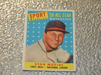 1958 Topps Stan Musial Baseball Card