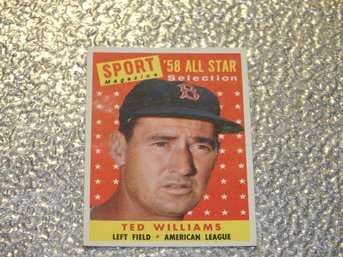 1958 Topps Ted Williams Baseball Card