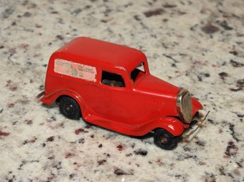 Old Metal Friction Car Toy Made In England