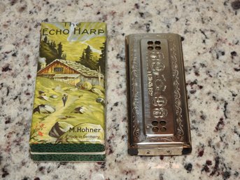 1950s The Echo Harp Harmonica Hohner Made In Germany