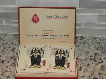 1950s Jacobs Bible Playing Cards Rare