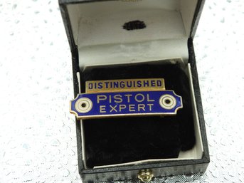 Vintage Metal Pistol Expert Pin