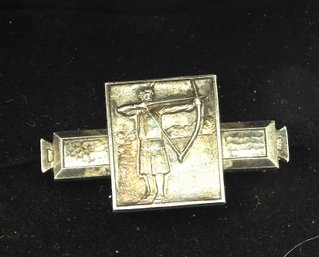 Old Sterling Silver Archery Pin