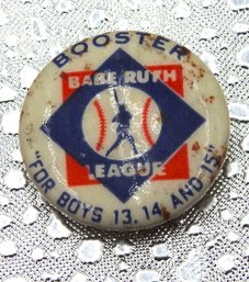 1960s Babe Ruth League Baseball Pin