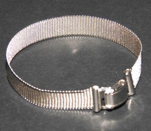 Ladies 925 Silver Lattice Bracelet