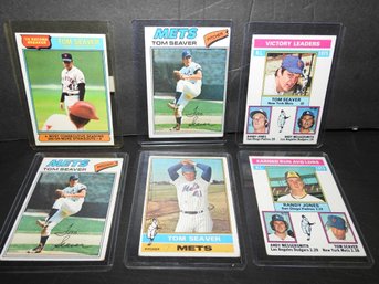 Lot Of 1970s HOFer Tom Seaver Baseball Cards