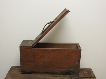 WW1 Wooden Ammo Box With Brass Hardware