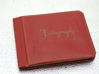 Unique 1950s Autograph Book Every Page Filled