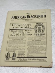 Circa 1910 The American Blacksmith Journal Amazing Ephemera