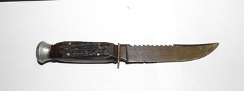 1940s Stag Fixed Blade Hunting Knife