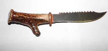 Custom Stag Type Hunting Knife