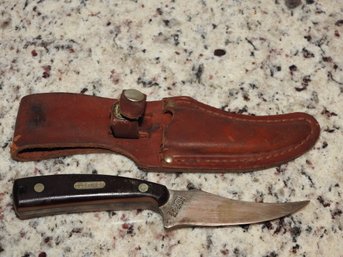 Old Schrade Old Timer Knife With Sheath