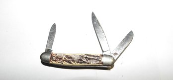 1960s Colonial 3 Blade Folding Knife
