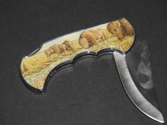 Vintage Buffalo Folding Knife